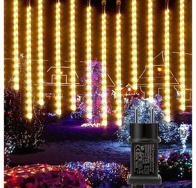 Qualra Lichterkette 30/50cm Meteorschauer 8 Röhren Lichterkette Weihnachtsd günstig online kaufen