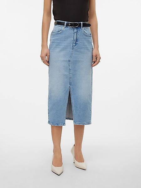 Vero Moda Sommerrock Wadenlanger Denim mit günstig online kaufen