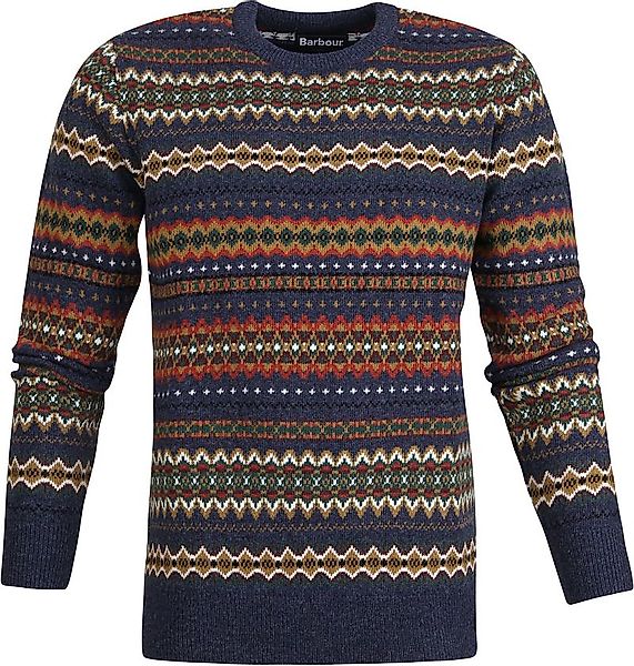 Barbour Pullover Wolle Fairisle Dessin - Größe L günstig online kaufen