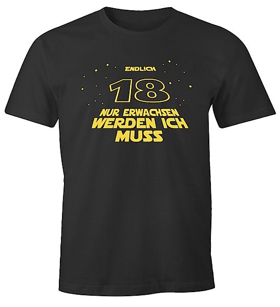 MoonWorks Print-Shirt Herren T-Shirt zum 18. günstig online kaufen