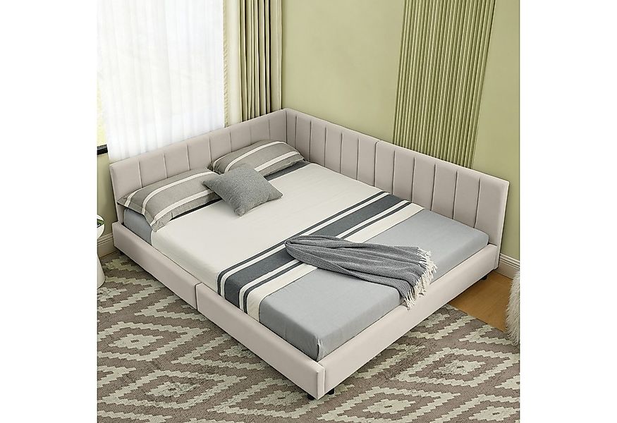 HAUSS SPOLE Schlafsofa 140×200 Polsterbett ohne Matratze Jugendbett mit hoh günstig online kaufen