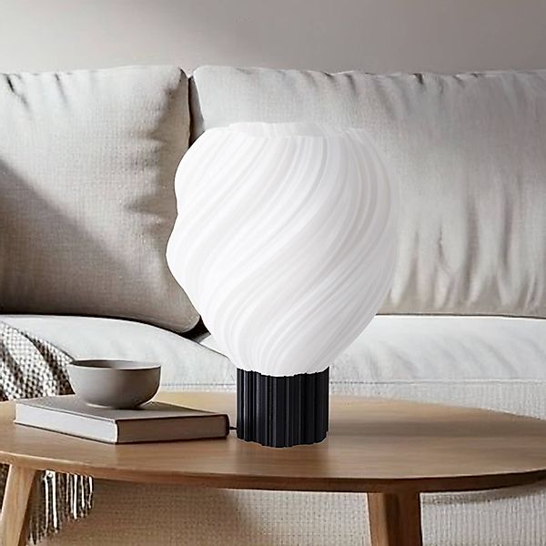 Lindby Tischleuchte Nuvia, Höhe 39,1 cm, weiß, 3D Druck günstig online kaufen