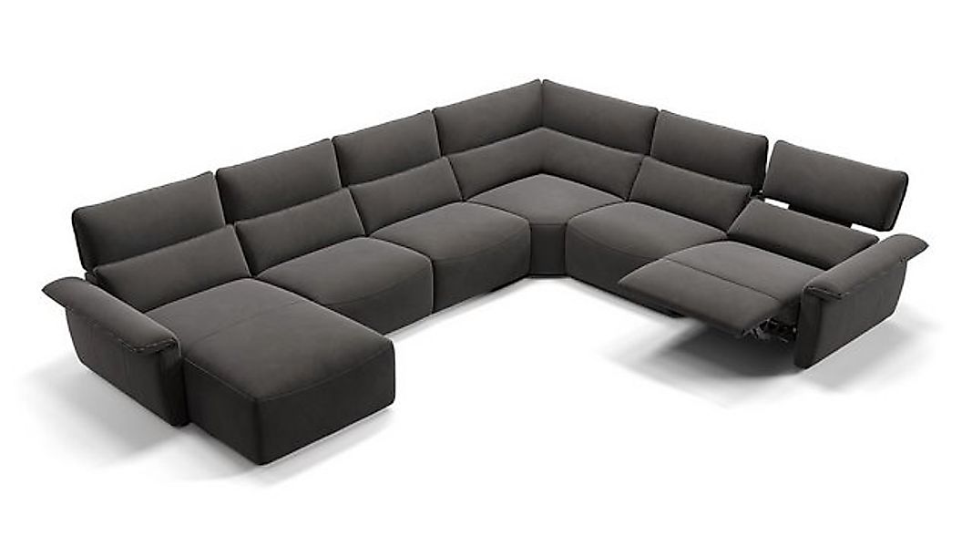 Sofanella Wohnlandschaft Stoff MERIDA, Wohnlandschaft, Ecksofa, Sofalandsch günstig online kaufen