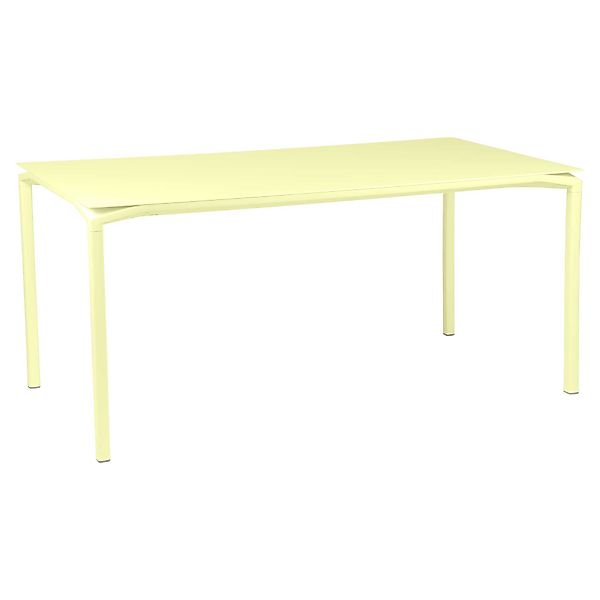 Calvi Garten-Tisch  160 x 80 cm Zitronensorbet günstig online kaufen