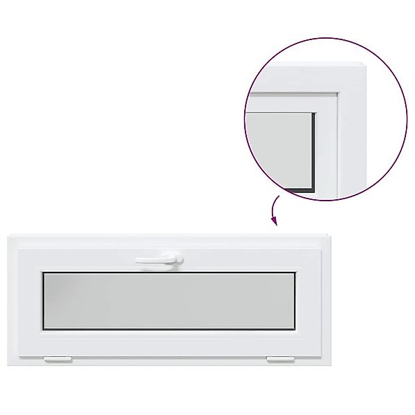 vidaXL Fenster Kellerfenster RISOR 110x40 cm günstig online kaufen
