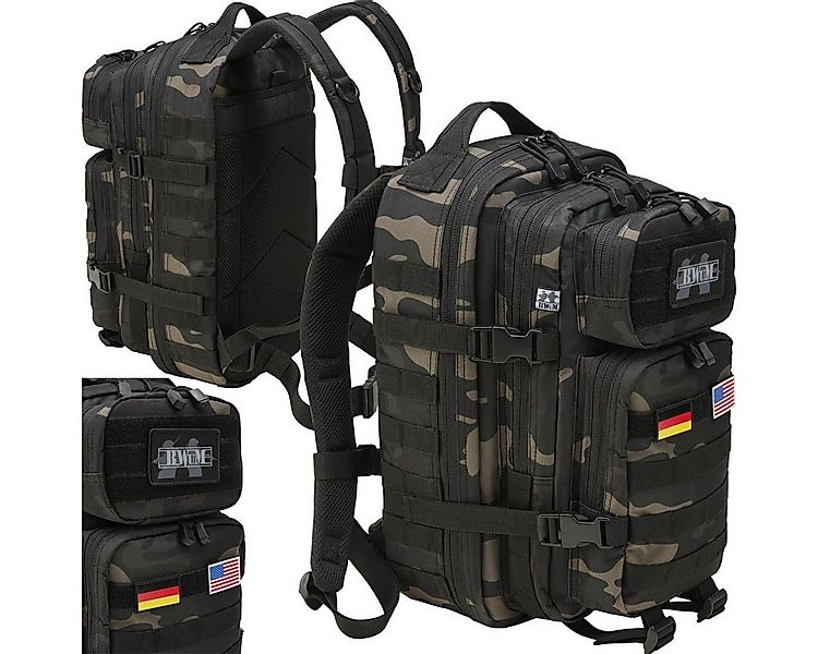 BWuM Trekkingrucksack BWuM US Assault Pack Cooper Rucksack + Patch & Flagge günstig online kaufen