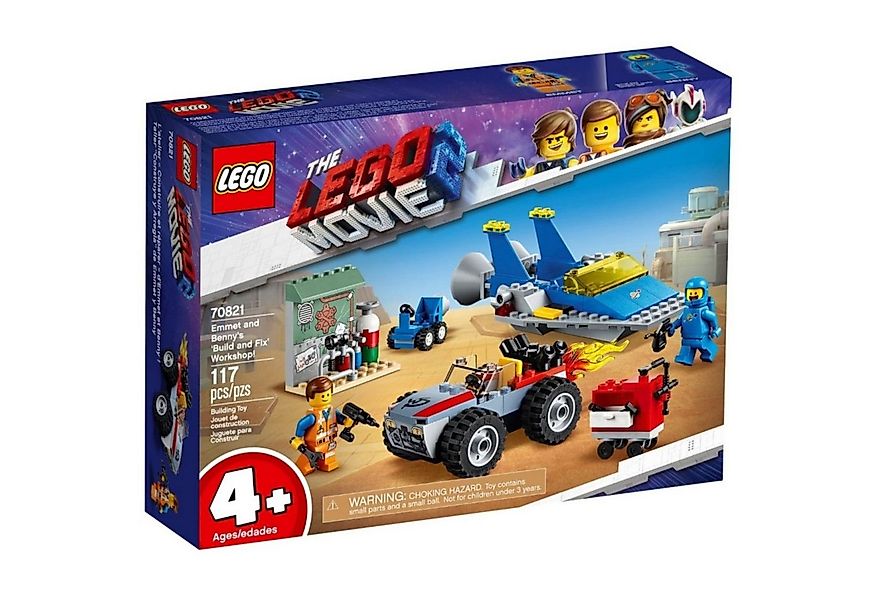 LEGO® 70821 THE MOVIE 2 Emmets und Bennys Werkstatt Konstruktions-Spielset, günstig online kaufen
