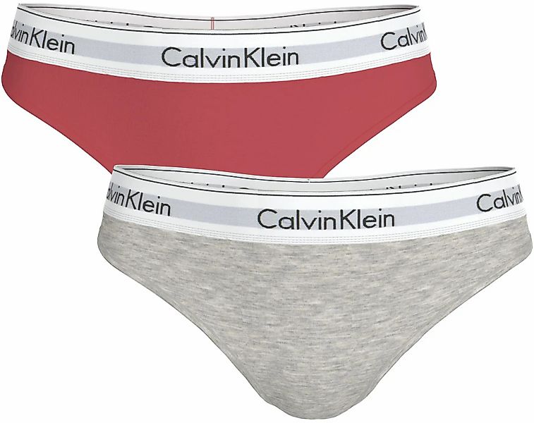 Calvin Klein Underwear Tanga "THONG 2PK" Packung, 2er-Pack, Körpernahe Pass günstig online kaufen