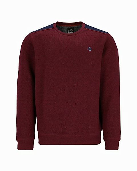 Hajo Sweatshirt Rundhals-Sweatshirt in Alloverstruktur günstig online kaufen