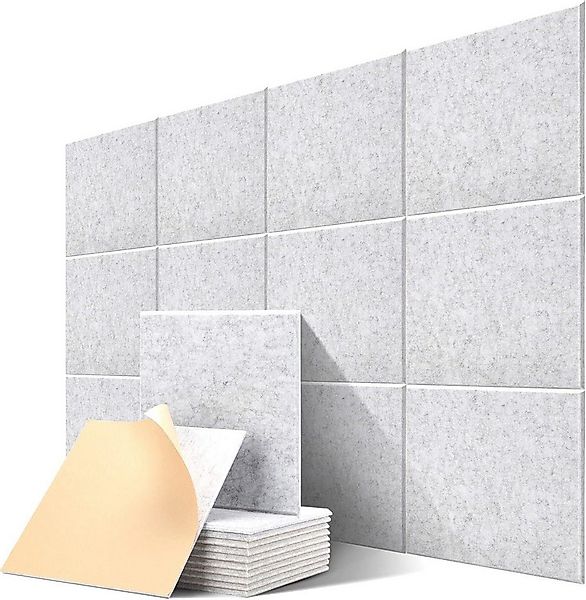 Welikera Akustikplatte 12 Stück Akustikplatten Selbstklebend, Hohe Dichte W günstig online kaufen