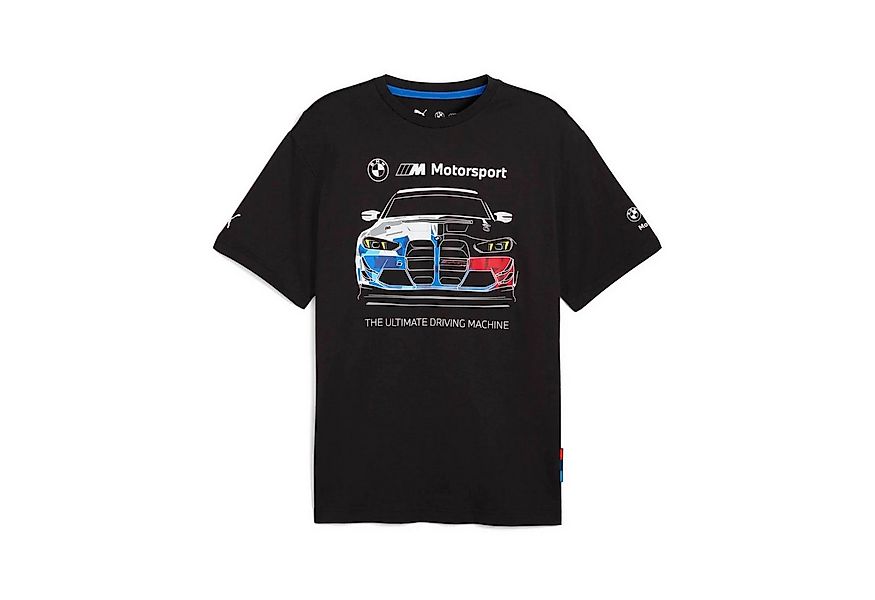 BMW T-Shirt Motorsport PUMA Fanshirt Graphic Schwarz günstig online kaufen