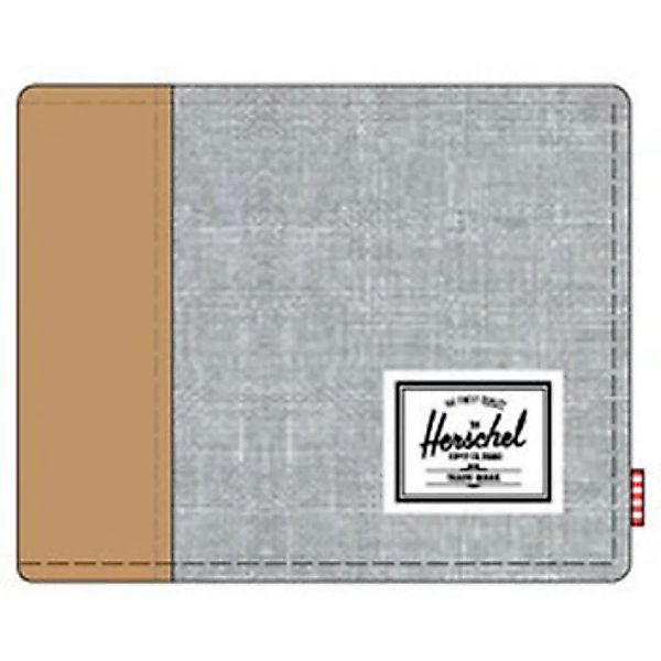 Herschel  Geldbeutel Hank Wallet Light Grey Crosshatch/Natural günstig online kaufen