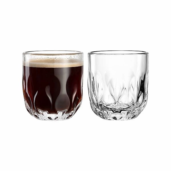 LEONARDO Latte-Macchiato-Glas "Kaffeegläser (3) Gocce 220 ml 2er Set transp günstig online kaufen