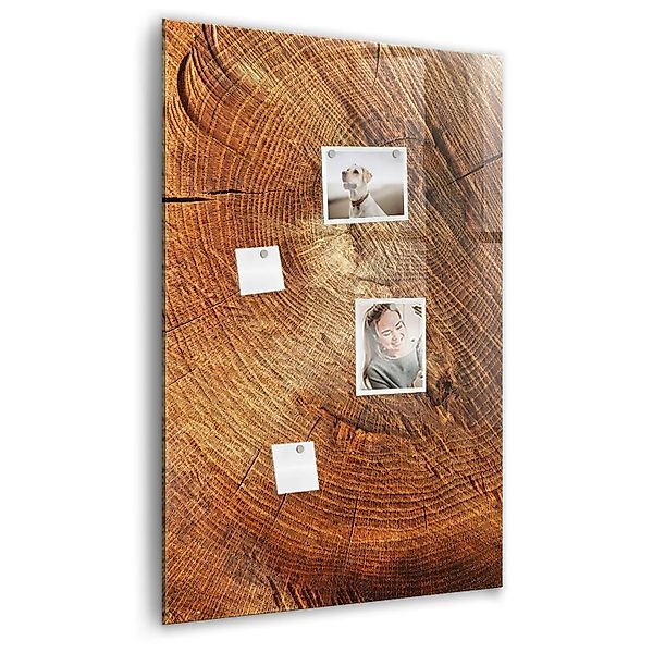 Tulup Schreib Magnettafel Querschnitt Des Stammes 60x90 cm Magnettafel Wohn günstig online kaufen