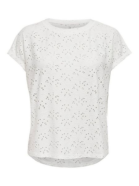 ONLY T-Shirt ONLSMilla (1-tlg) Lochmuster günstig online kaufen
