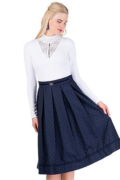 MarJo Trachtenrock Trachtenrock - SOMMERACH - marine günstig online kaufen