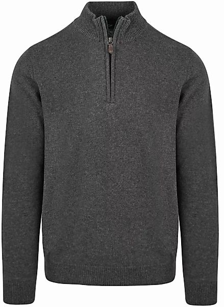 Suitable Half Zip Pullover Lambswool Anthrazit - Größe XXL günstig online kaufen