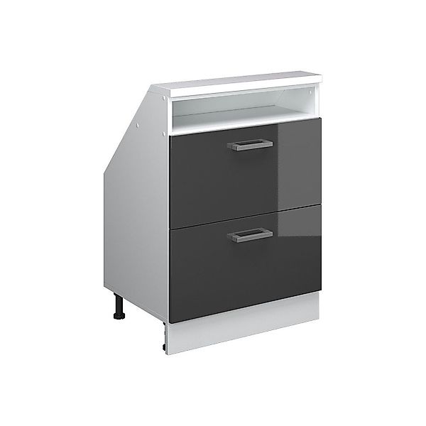 Vicco Unterschrank R-Line, Anthrazit Hochglanz/Weiß, 60 günstig online kaufen