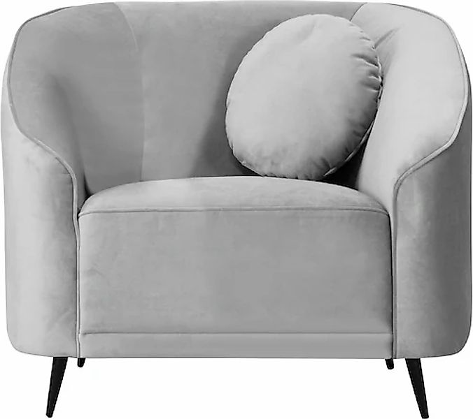 Leonique Sessel »Ashly«, in 3 Bezugsvarianten, Bouclé, Samtoptik und Strukt günstig online kaufen