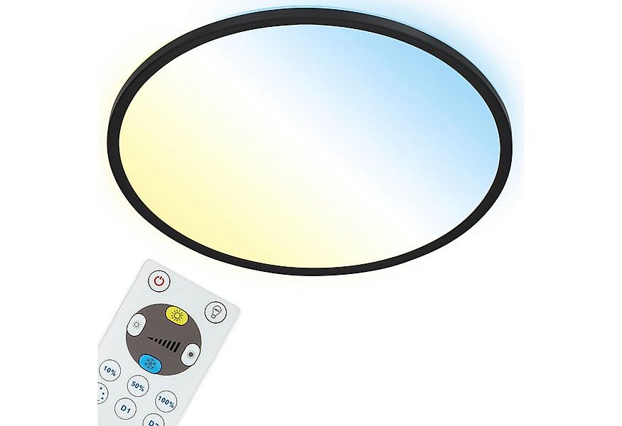 Briloner Leuchten LED Panel 7080015 SLIM, CCT - über Fernbedienung, LED fes günstig online kaufen