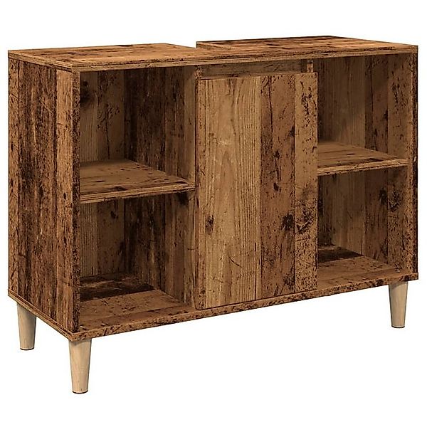 vidaXL Schrankmodule Badschrank Altholz-Optik 80x33x60 cm Holzwerkstoff günstig online kaufen