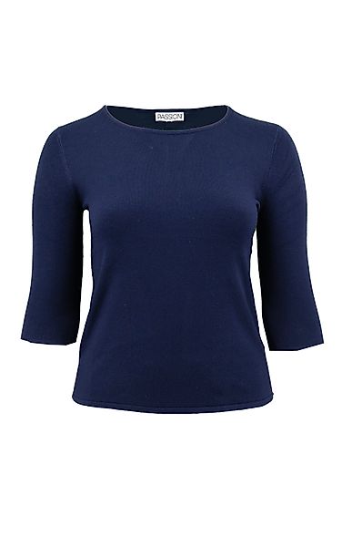 Passioni Strickpullover mit 3/4-Ärmeln günstig online kaufen
