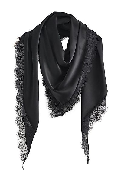 Next Schal Leichter, dreieckiger Schal mit Spitzenbesatz, (1-St) günstig online kaufen