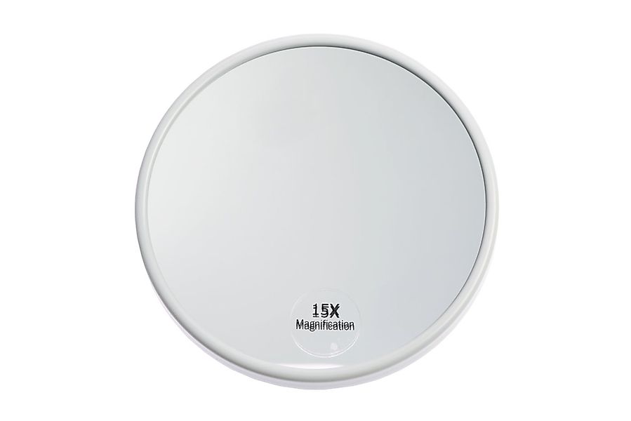 Fantasia Beauty Badspiegel Spiegel mit 2 Saugnäpfen, Kunststoff, weiss, 15- günstig online kaufen