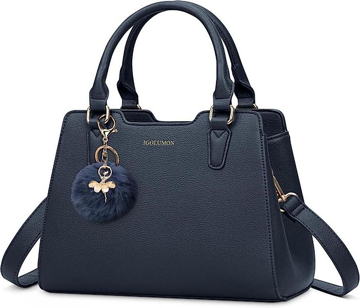 LuxusKollektion Henkeltasche Handtasche Damen Mittelgroß Leder günstig online kaufen