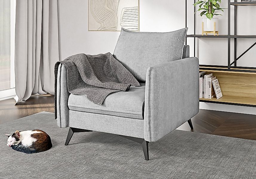 S-Style Möbel Sessel Azalea mit Schwarz günstig online kaufen