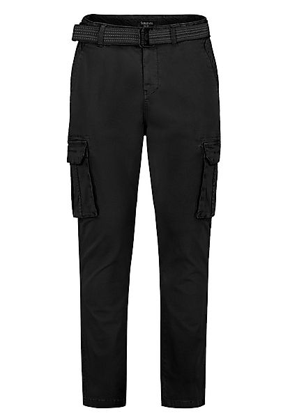 SUBLEVEL Cargohose mit Gürtel und Seitentaschen Chino Cargo Pants günstig online kaufen