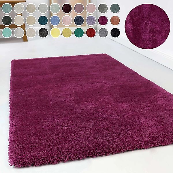 Esprit Hochflor-Teppich "Relaxx ESP-4150" rechteckig 25 mm Höhe Wohnzimmer, günstig online kaufen