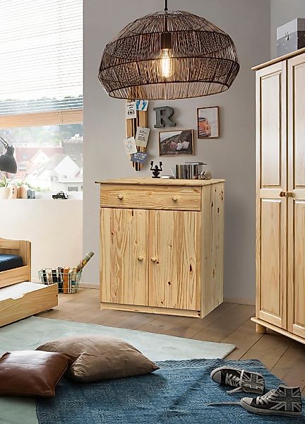 Möbilia Kommode 1 Stk. tlg. gefertigt aus massivem Kiefernholz günstig online kaufen