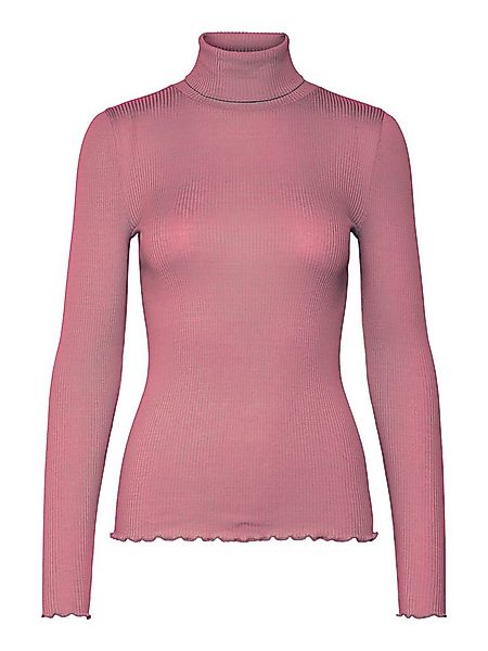 rosemunde Rollkragenshirt Beatha silk shirt mit langen Ärmeln, gewellter Sa günstig online kaufen