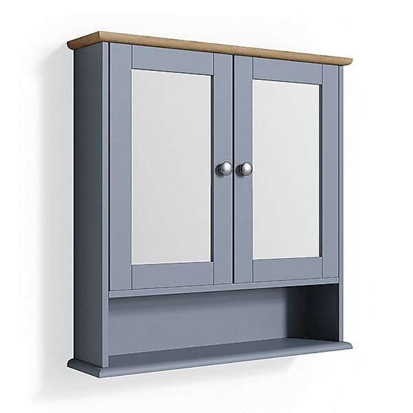 Vicco Badspiegelschrank Bianco Grau 56 x 58 cm günstig online kaufen