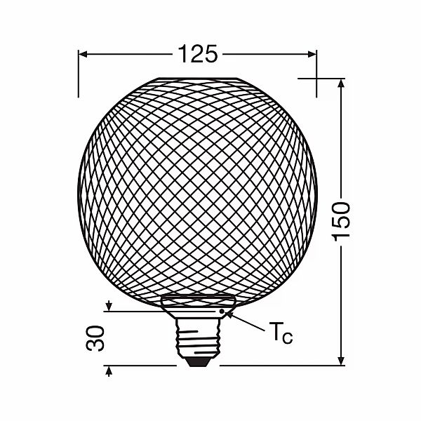 LEDVANCE DECOR FLAT LAMP IN METAL HOUSING 3.5W 827 Frosted E27 Non-DIM - 40 günstig online kaufen