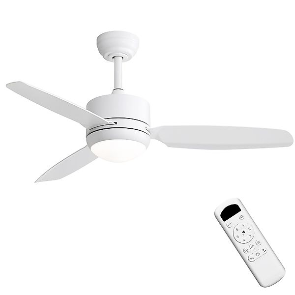 Sofucor Deckenventilator mit LED-Beleuchtung und Fernbedienung, günstig online kaufen