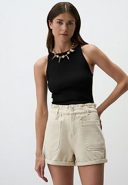 Jimmy Key Shorts Hohe Taille Baumwolle Denim Kurze Hose günstig online kaufen