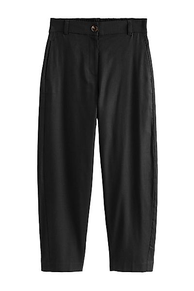 Next Dehnbund-Hose Hose mit Elastikbund, Barrel-Bein, günstig online kaufen