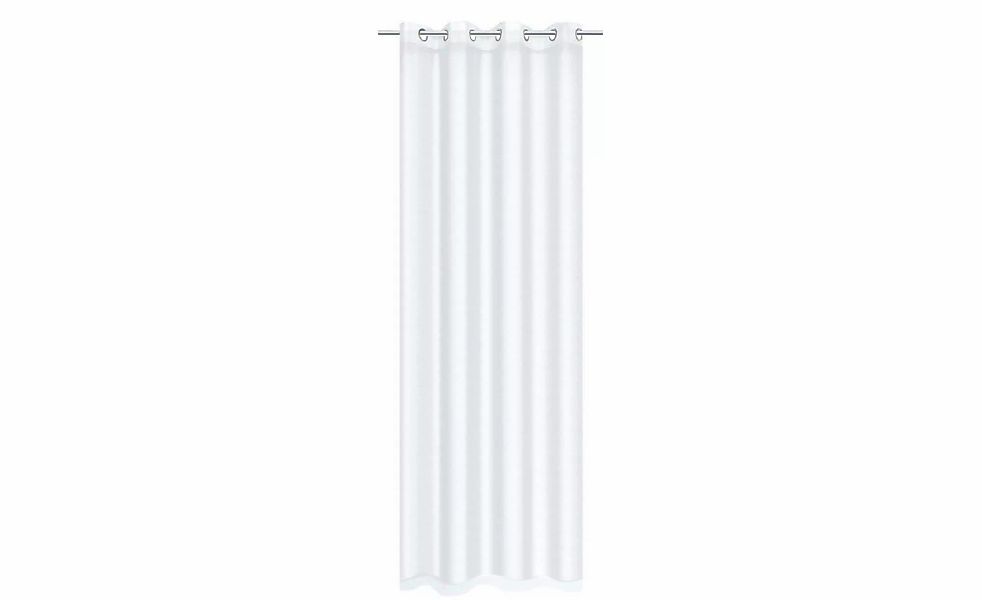 HOME Wohnideen Ösenschal   ¦ weiß ¦ Maße (cm): B: 140 H: 245 Gardinen & Rol günstig online kaufen