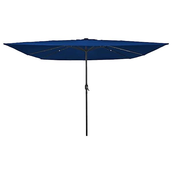 vidaXL Gartenparasol Blau und Schwarz 295 x 295 x 245 cm 42003667 günstig online kaufen