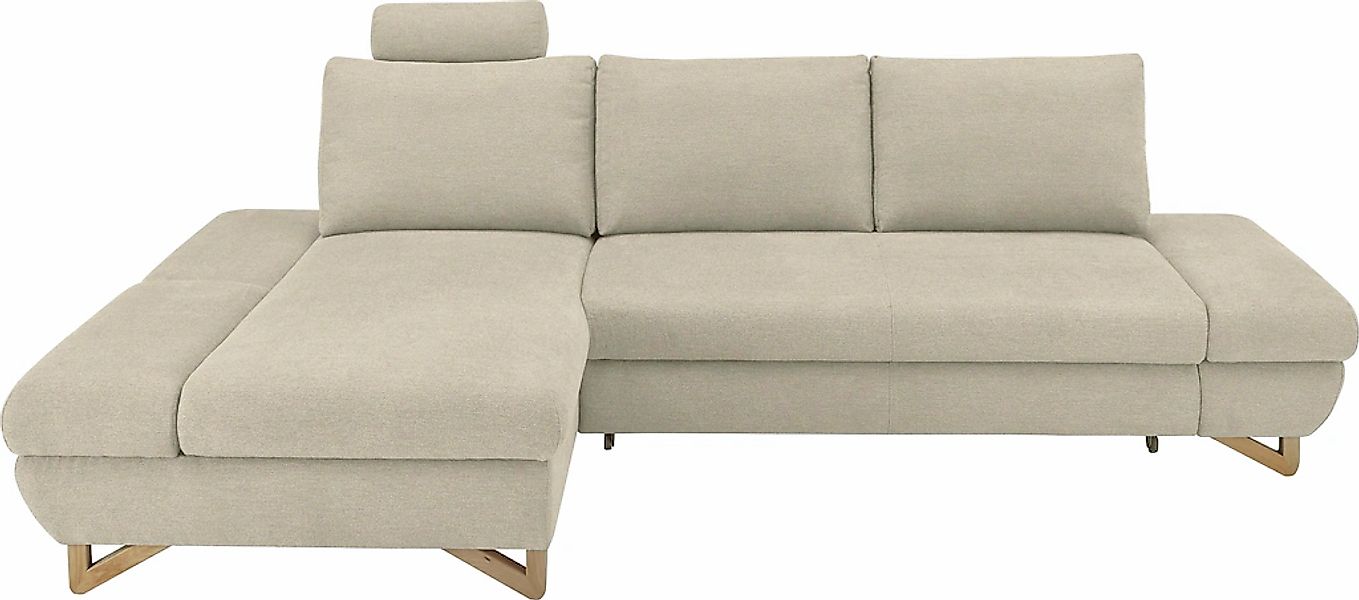 INOSIGN Ecksofa »City/Giron, L-Form,«, verstellbare Armlehnen mit Rasterfun günstig online kaufen