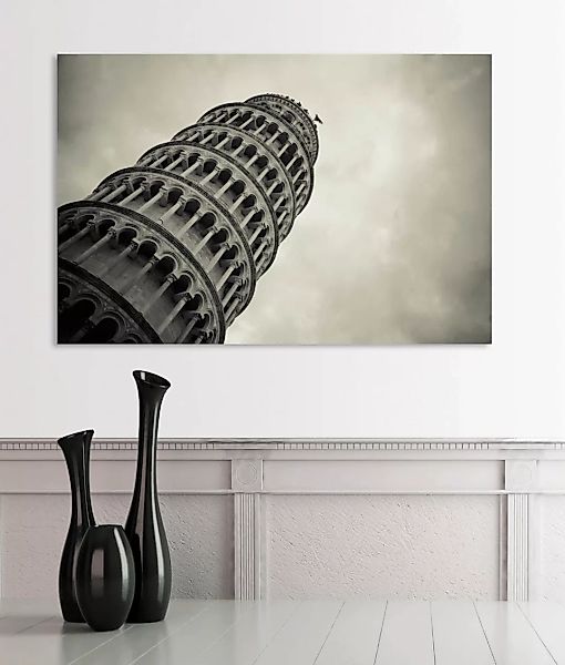 queence Acrylglasbild "Der schiefe Turm von" günstig online kaufen