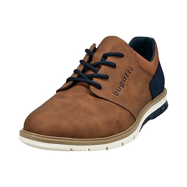 bugatti Schnürschuh, Freizeitschuh, Halbschuh, Schnürschuh mit seitlicher L günstig online kaufen