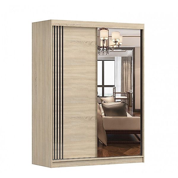 MOEBLO Kleiderschrank LARA 07 (mit Spiegel günstig online kaufen