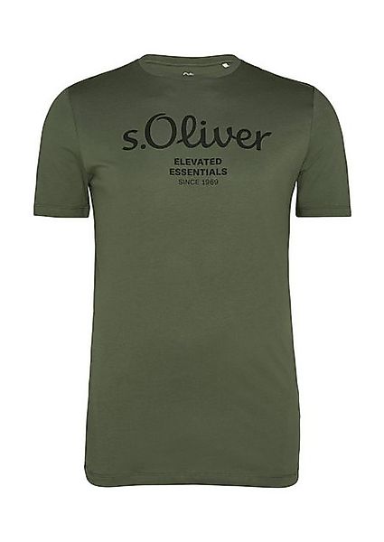 s.Oliver Kurzarmshirt T-Shirt mit Logo-Print günstig online kaufen