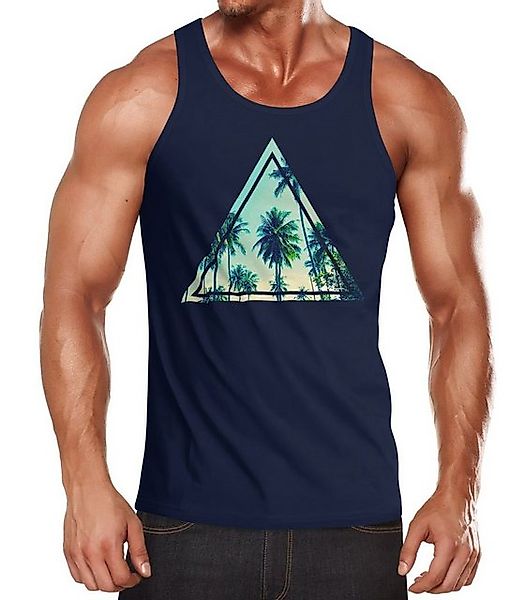 Neverless Tanktop Herren Tank Top Foto Print Ananas Palmen Galaxy Sommer Tr günstig online kaufen