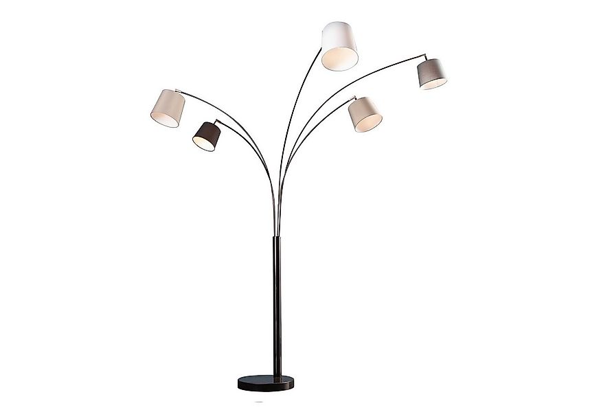 riess-ambiente Stehlampe LEVELS 205cm schwarz / greige / grau / weiß, ohne günstig online kaufen