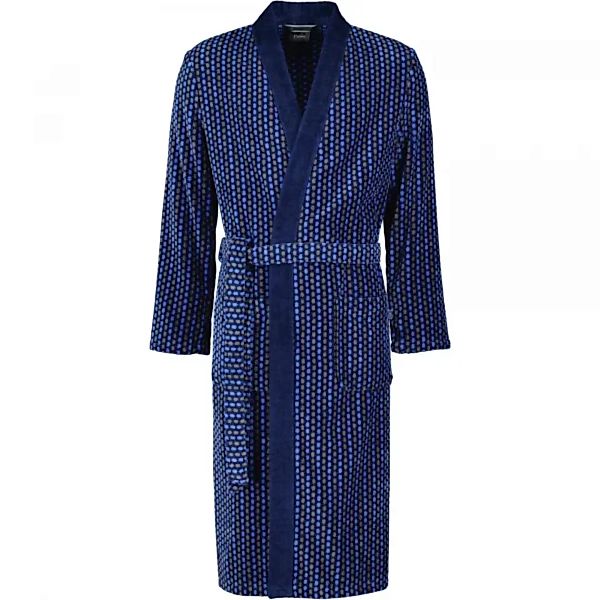 Cawö Herren Bademantel Kimono 4851 - Farbe: blau - 11 - L günstig online kaufen
