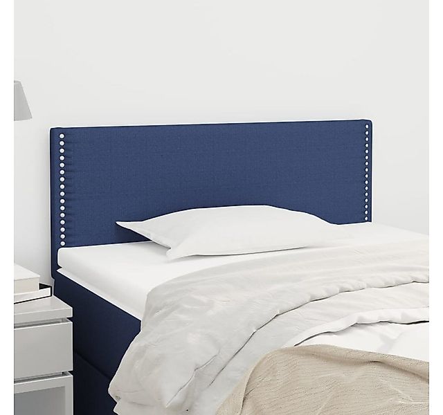 vidaXL Kopfteil Kopfteil Blau 80x5x78/88 cm günstig online kaufen